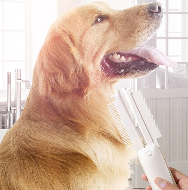 Pet Hair Removal Brush: Grooming & Massage Tool
