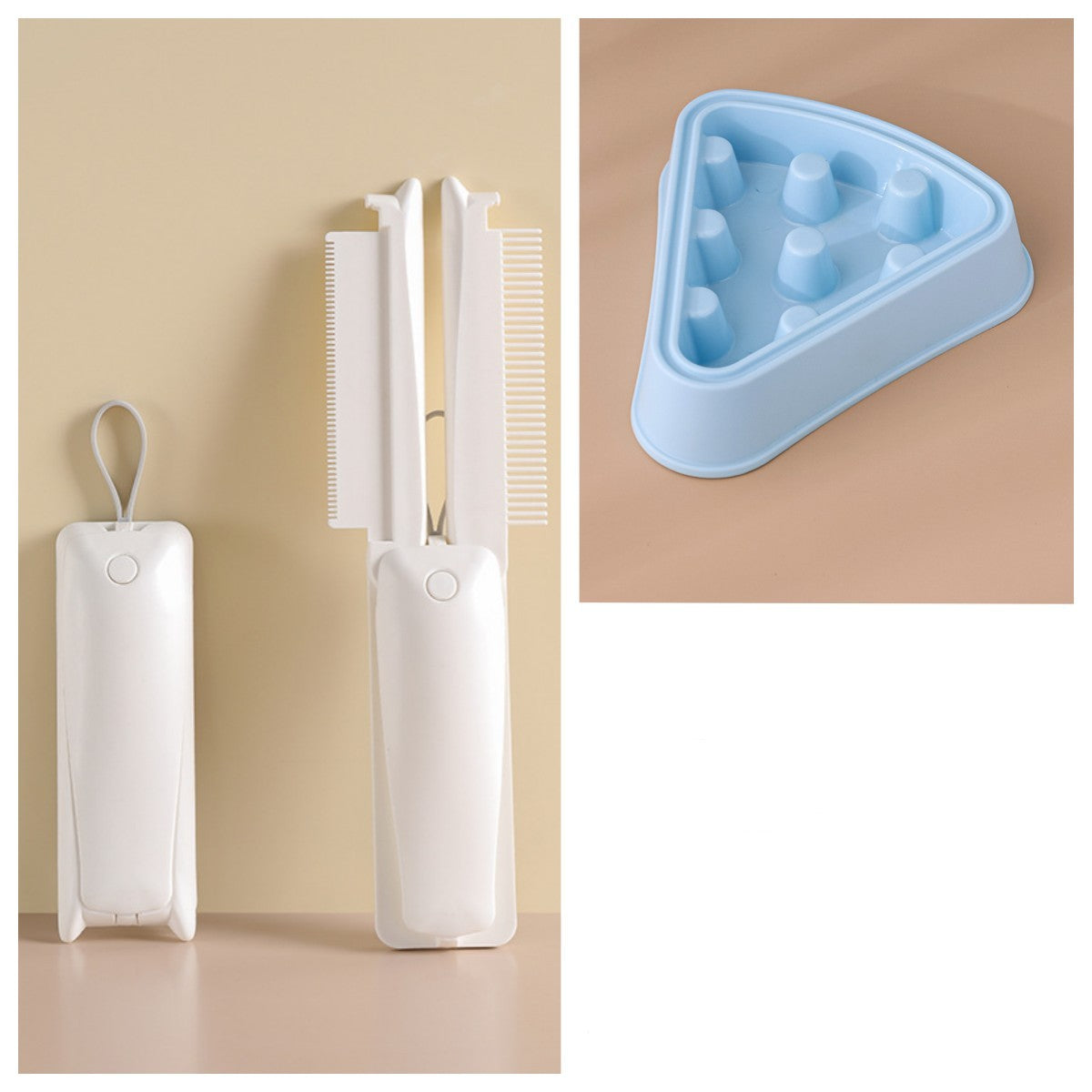 Pet Hair Removal Brush: Grooming & Massage Tool
