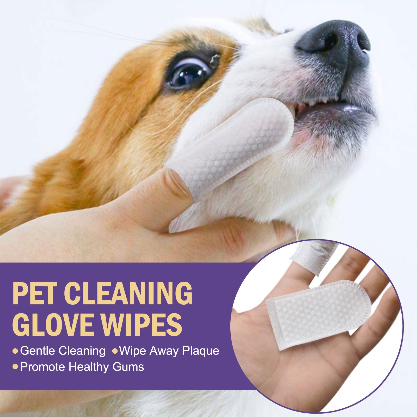 Pet Cleaning Gloves: Gentle Gum Care & Tartar Removal