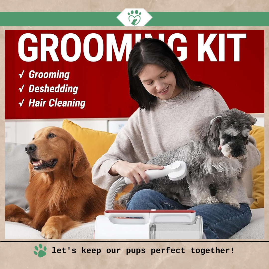 Keep Your Pets Looking Fabulous and Your Home Hair-Free with Our Pet Hair Vacuum Grooming Kit!