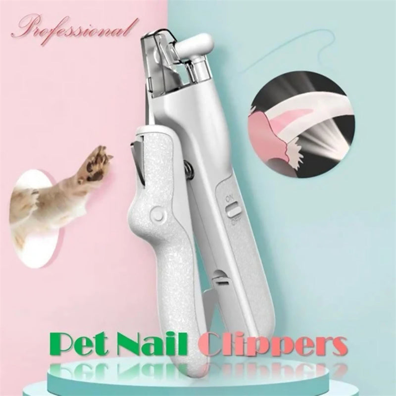 LED Pet Nail Clippers: Professional Trimmer for Dogs and Cats
