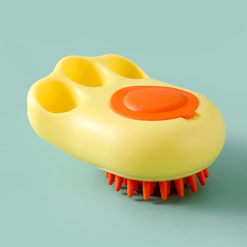 Cartoon Cat Paw Bath Brush: Durable &amp; Foaming