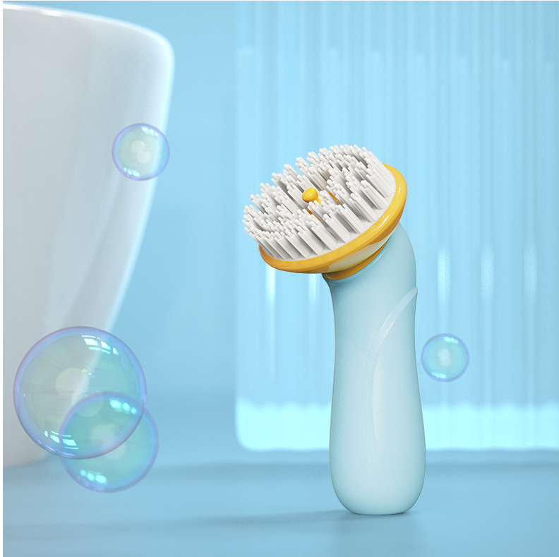 Handheld Pet Bath Brush: Easy Grooming Tool