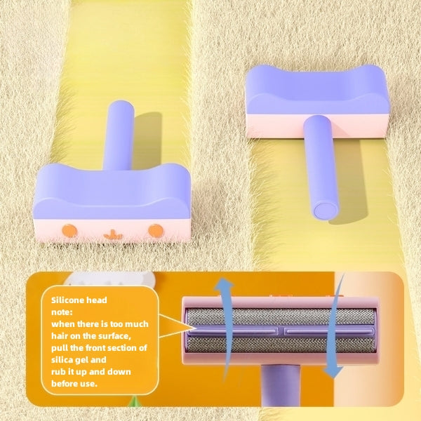 Pet Hair Roller Remover: 2-Way Cleaning Tool