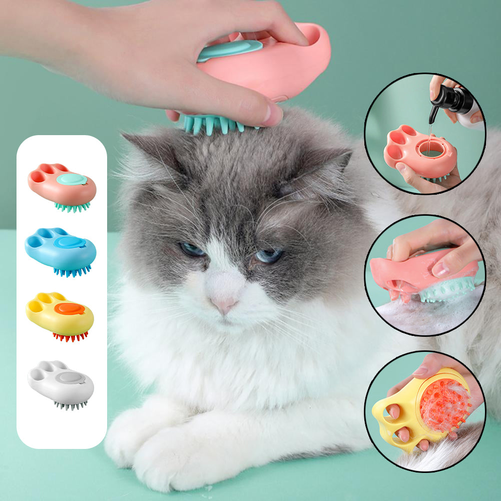 Cartoon Cat Paw Bath Brush: Durable &amp; Foaming