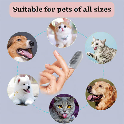 Pet Finger Toothbrush for Dental Care