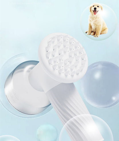 Electric Pet Bath Brush with Soap Dispenser