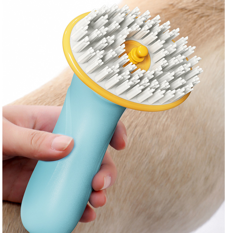 Handheld Pet Bath Brush: Easy Grooming Tool