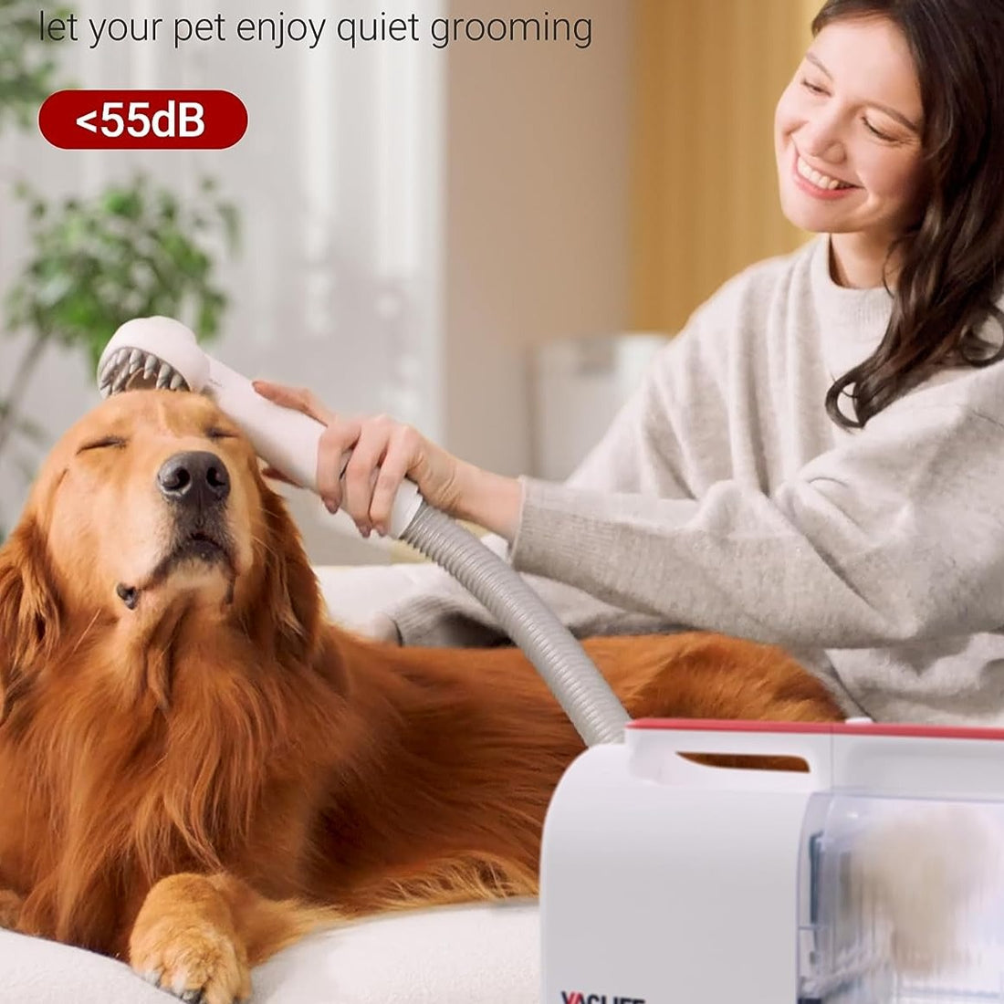Pet Hair Vacuum Grooming Kit