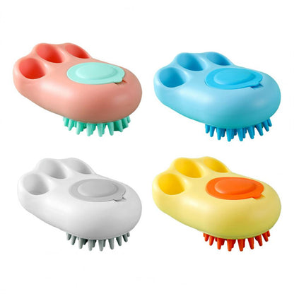 Cartoon Cat Paw Bath Brush: Durable &amp; Foaming