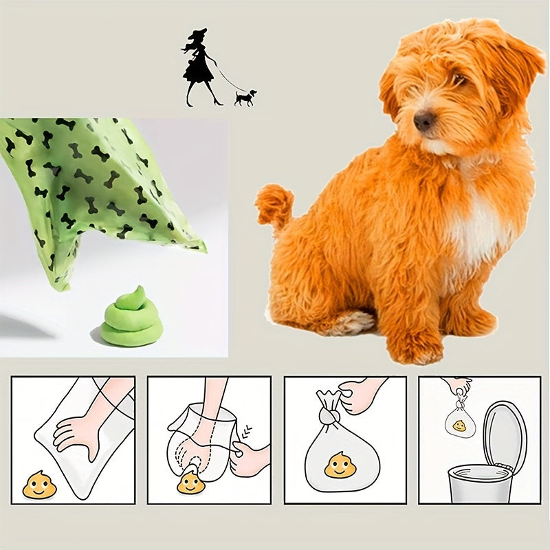 Biodegradable Pet Waste Bags with Dispenser