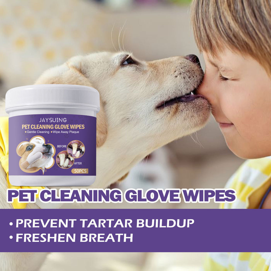 Pet Cleaning Gloves: Gentle Gum Care &amp; Tartar Removal