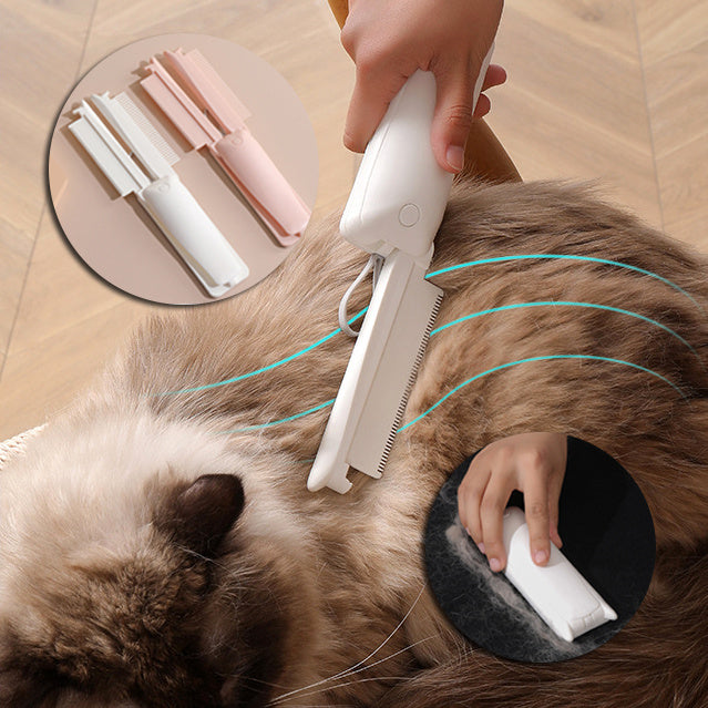 Pet Hair Removal Brush: Grooming &amp; Massage Tool