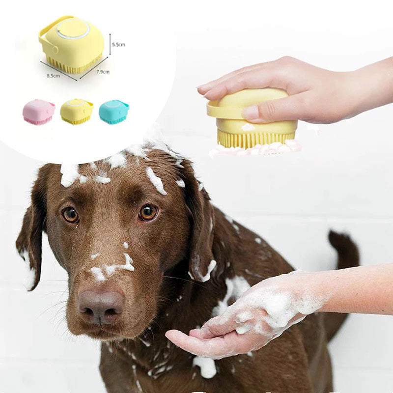 Silicone Pet Bath Massage Gloves