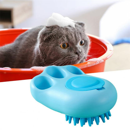 Cartoon Cat Paw Bath Brush: Durable &amp; Foaming